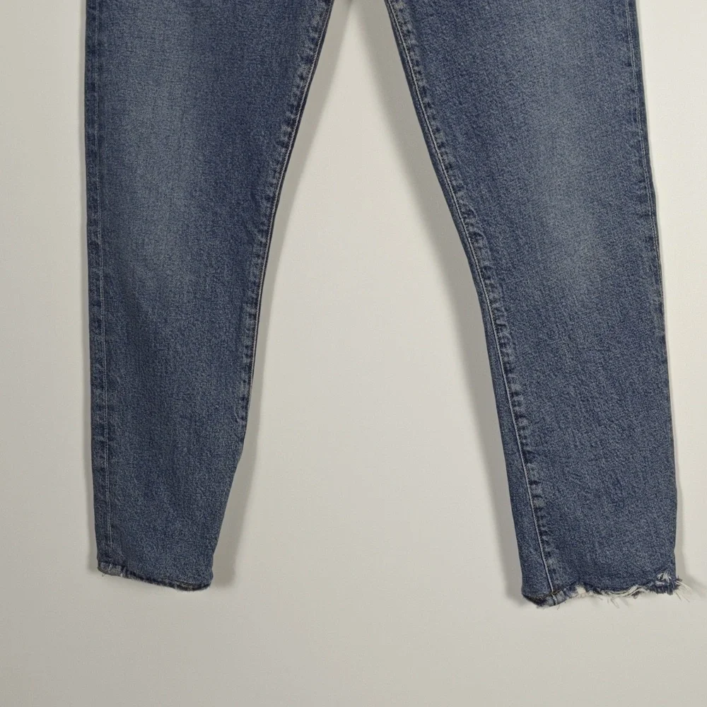 AGOLDE Toni Mid Rise Straight Medium Wash Blue Jeans Size 27 - Picture 9 of 16